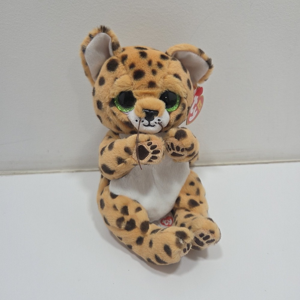 Ty Beanie Bellies Plush 6" Lloyd Leopard